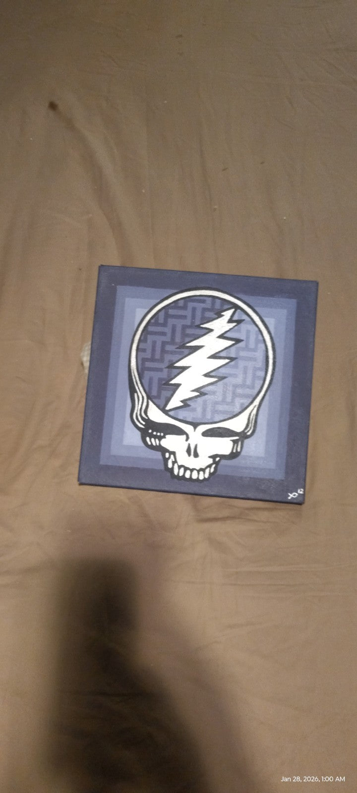 Hand Painted Grateful Dead Still Your Face Painting One Of A Kind Art 
