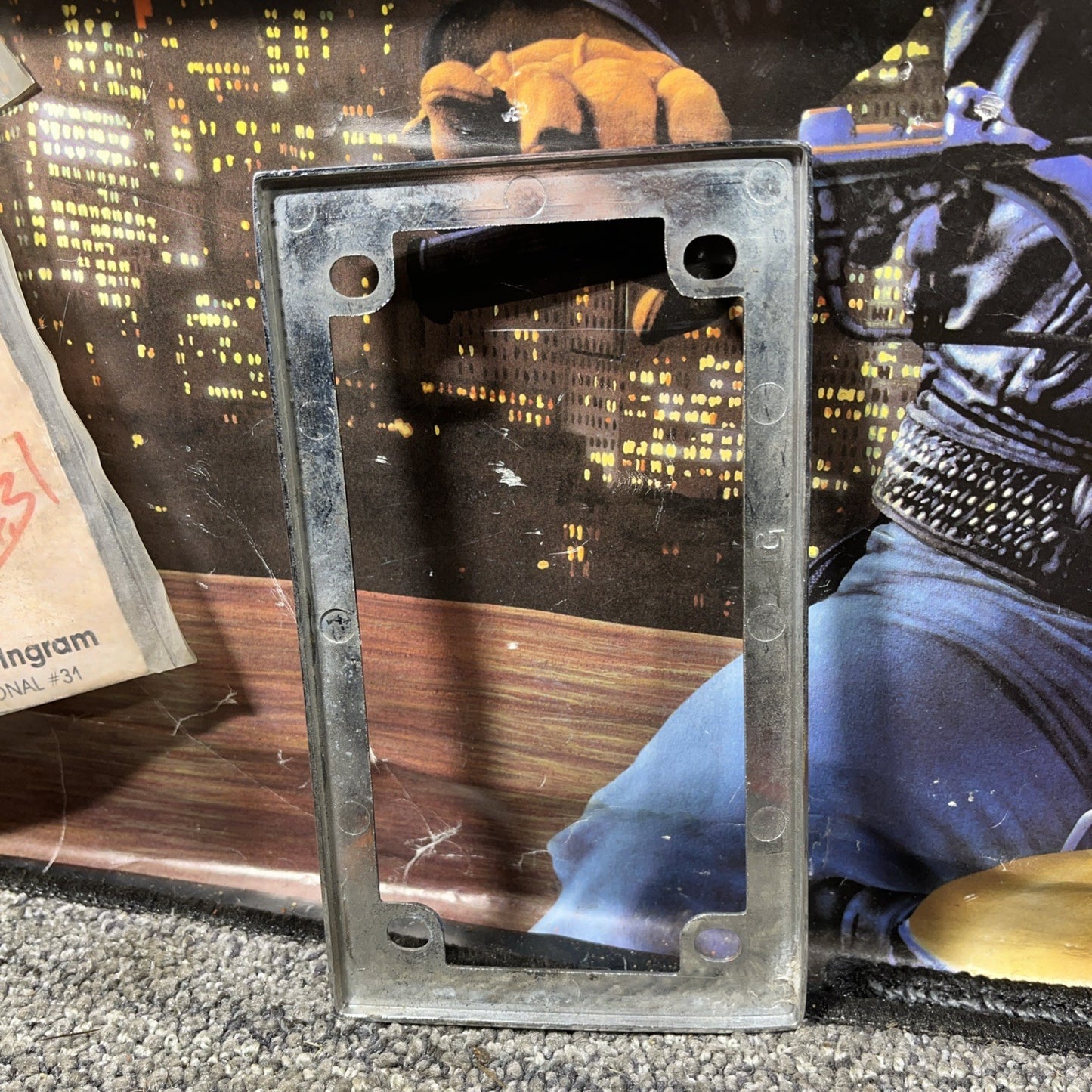 chrome motorcycle license plate frame