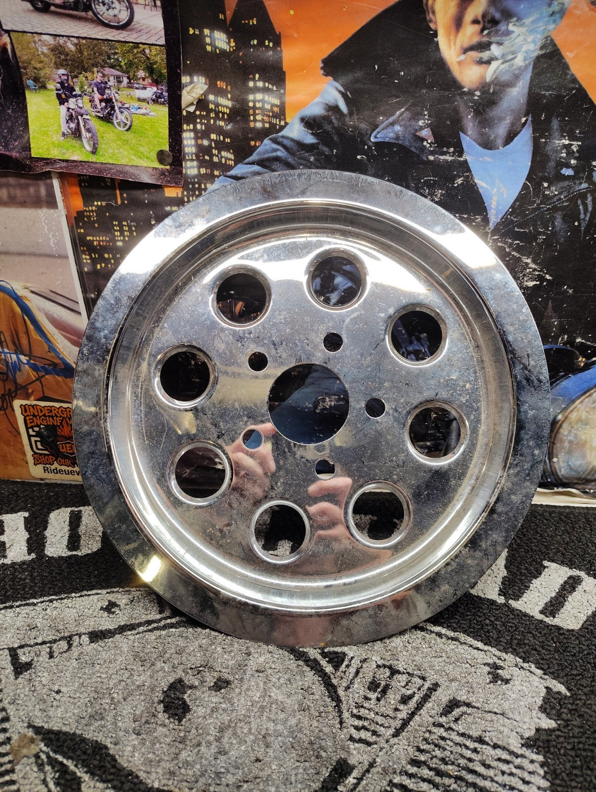 91-99 Harley Davidson Sportster XLH 883 & 1200 Rear Wheel Sprocket Pulley Cover