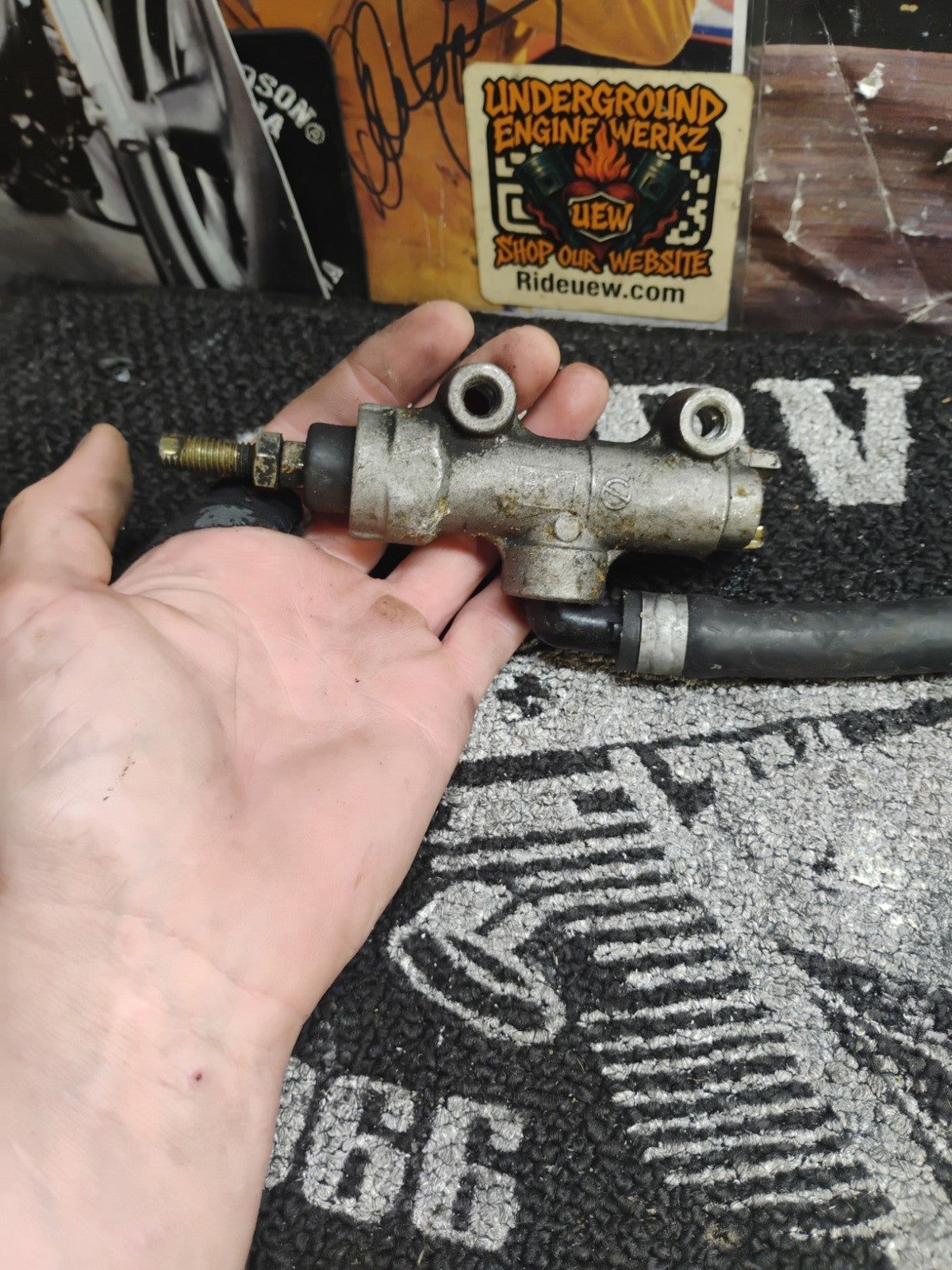 2005 Suzuki Katana 600 rear brake master cylinder #52253