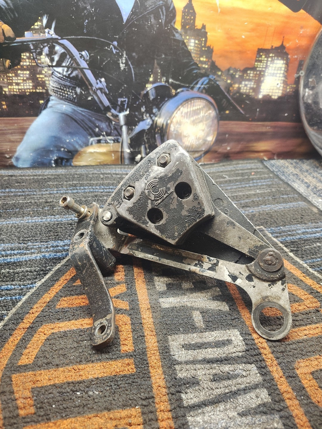 Original Harley Davidson 1974 - 1977 Front Brake Caliper & Master Cylinder (U290