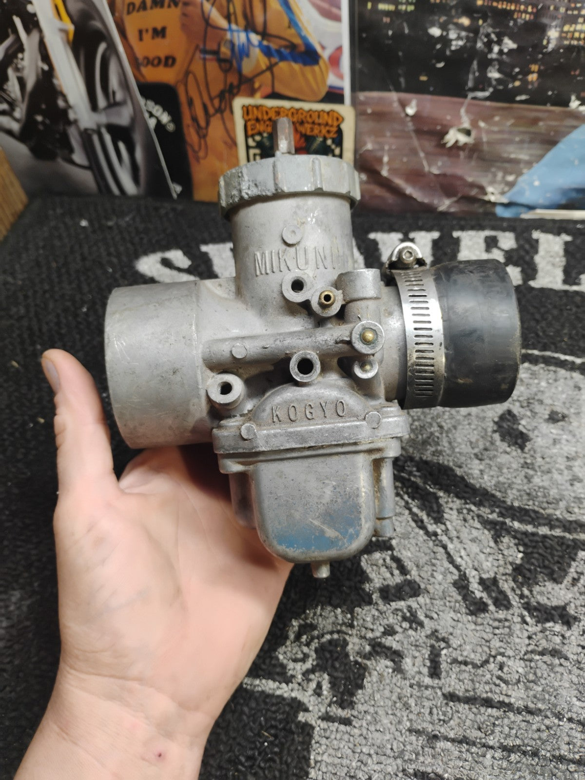 Suzuki RM370 RM250 carb carburetor Ahrma Ama Vintage Mx Motocross Mikuni 36mm