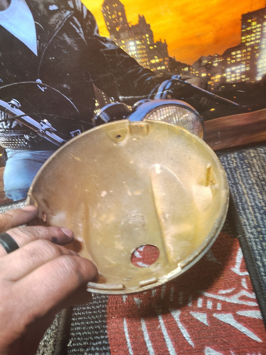 1976 Honda CB550 CB 550 K F Four SOHC Stanley headlight head light Bucket