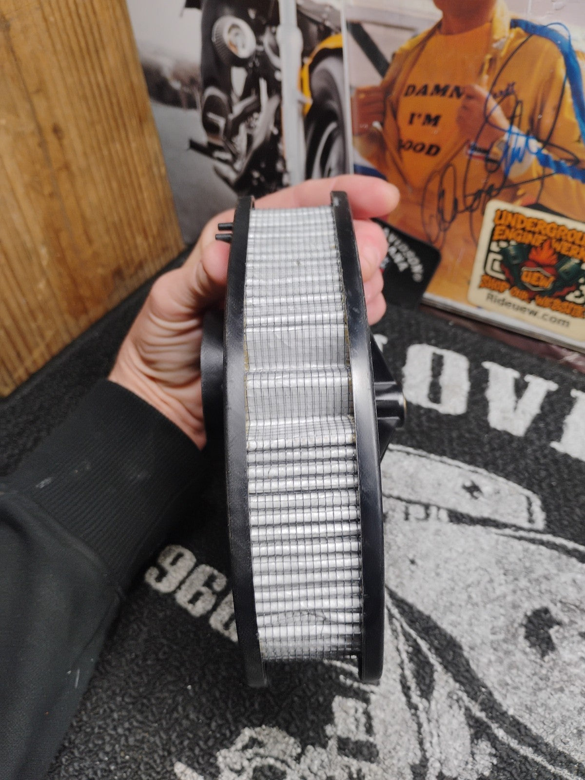 Harley Davidson Milwaukee 8 Touring OEM Air Cleaner Backing Plate Filter