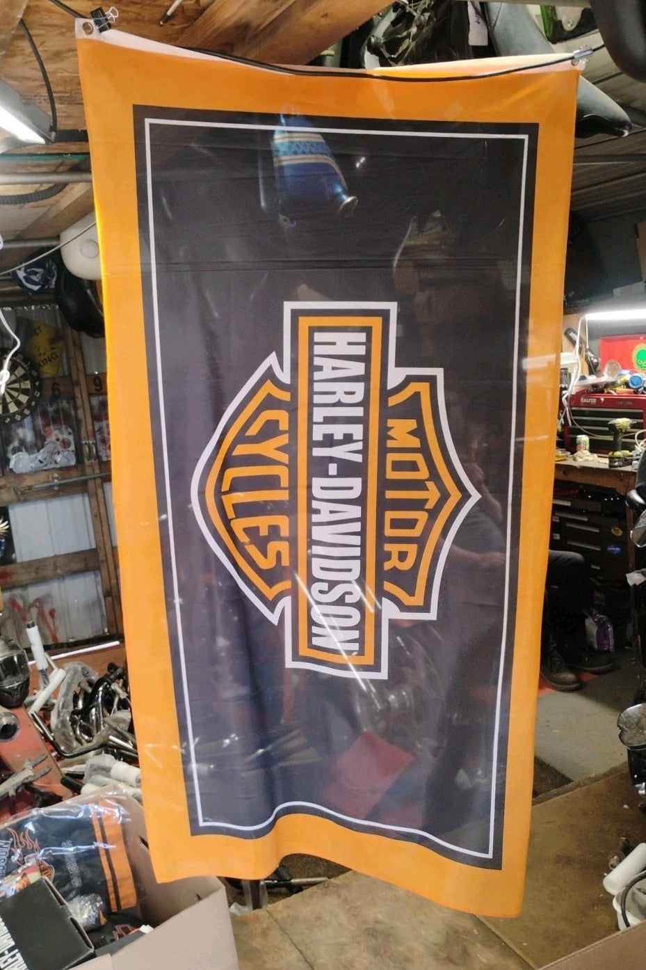Harley Davidson Logo 3x5 ft Flag 