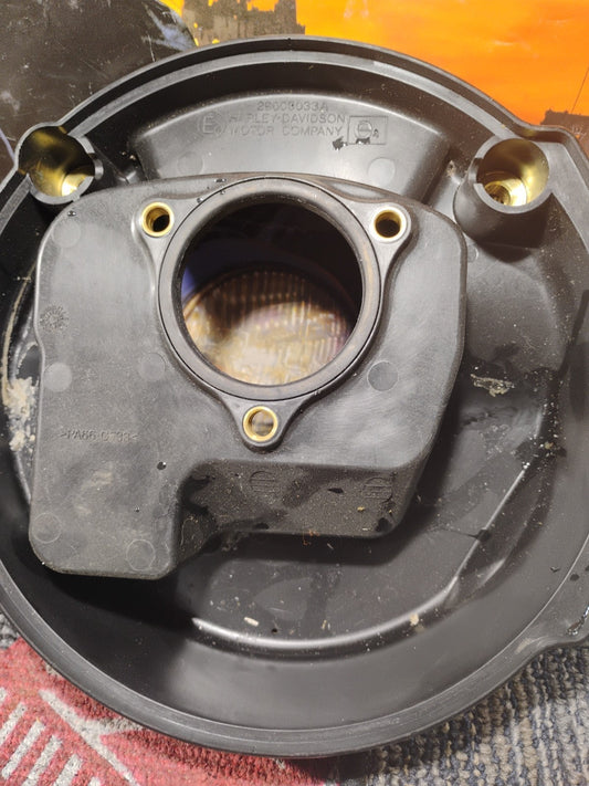 🔥Harley 08-13 Touring 16-17 Softail 96 Ci Air Cleaner Back Plate Assembly🔥