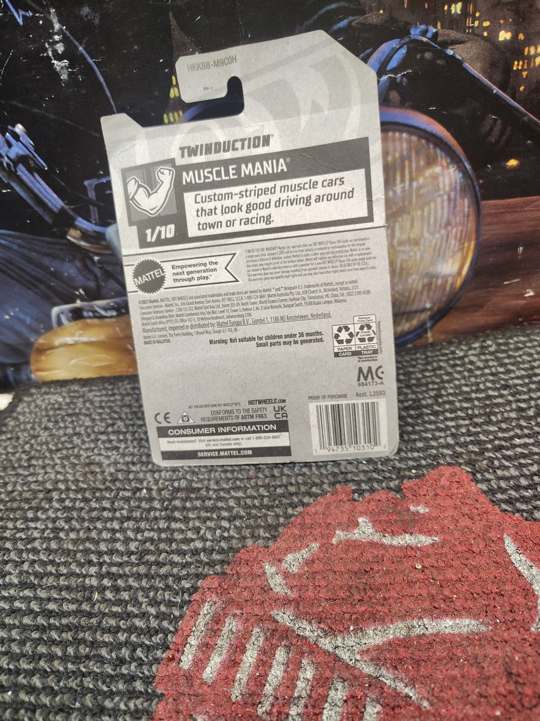 HOT WHEELS 2023 MUSCLE MANIA 1/10 - TWINDUCTION GRAY