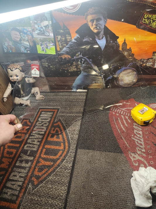 Clear Wave Windshield Windscreen For Harley Touring Electra Street Glide 14-22