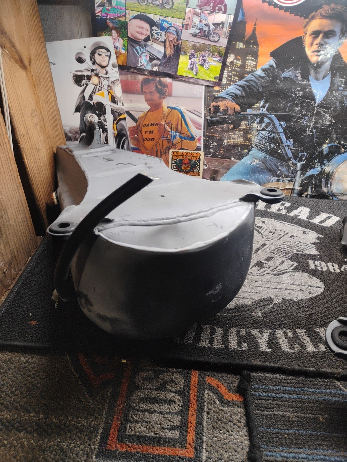 Harley-Davidson Softail Split Gas Fuel Tank Set Raw Steel OEM