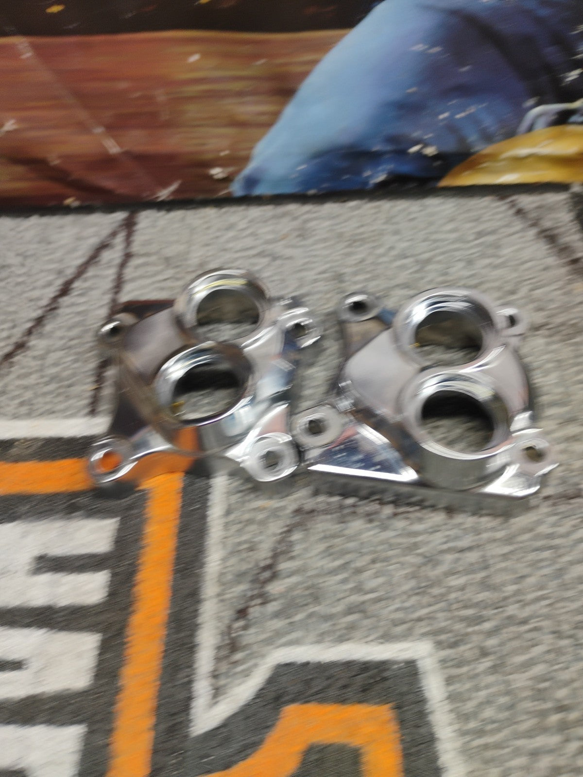 2017 Harley Dyna Super Glide CVO Engine Tappet Lifter Block Cover Set CHROME