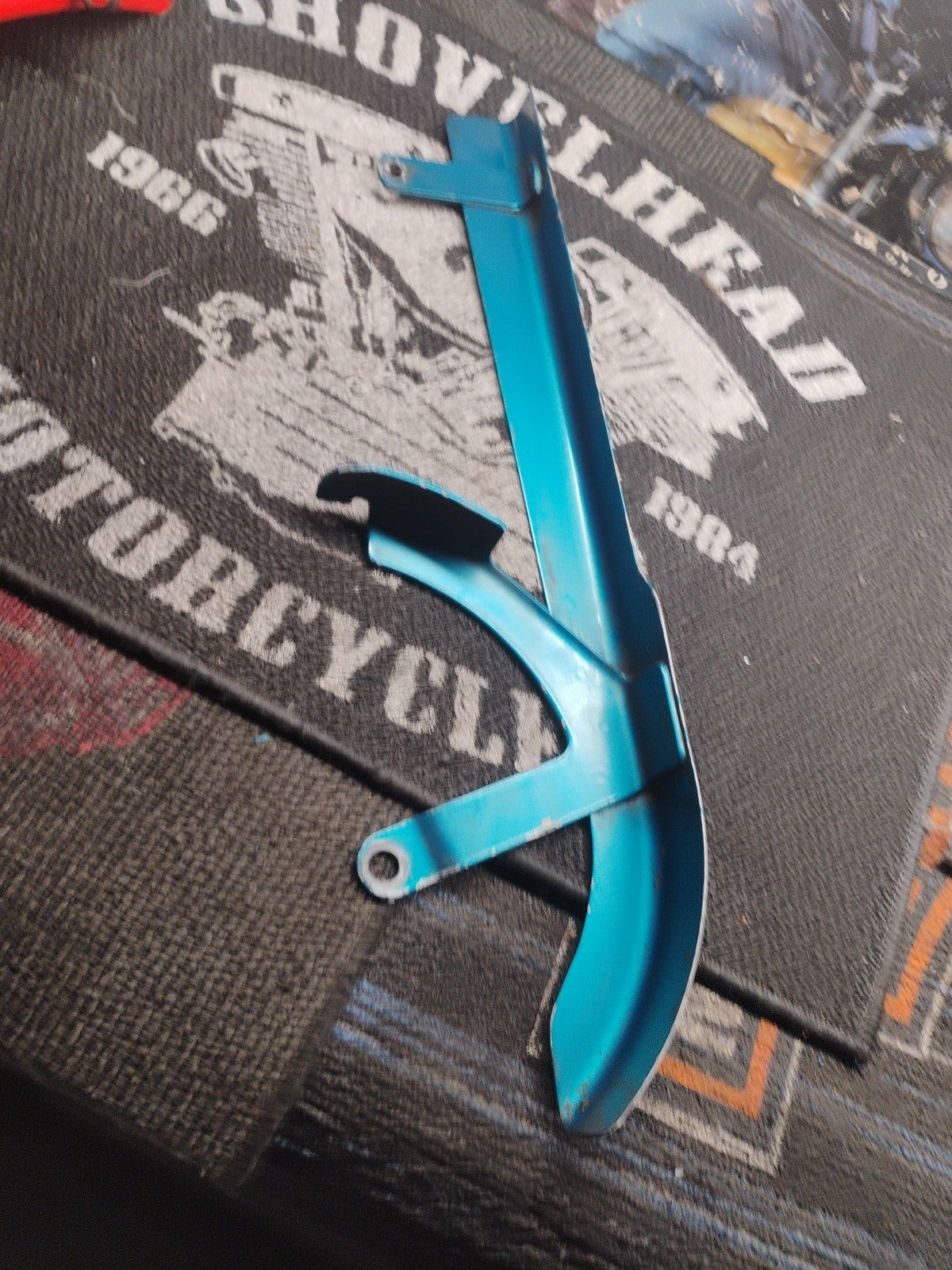 Harley Sportster Belt Guard 1991-1999 Upper Rear V-Twin 27-1667 Blue Custom