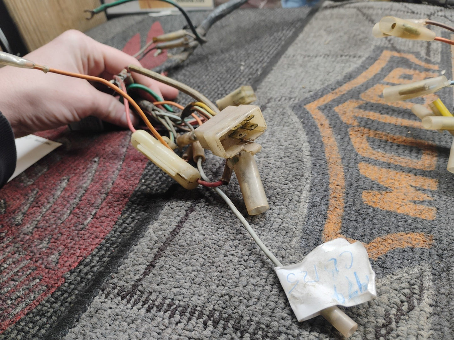 1978 HODNA CB125S CB 125 S WIRING HARNES WIRE ELECTRICAL MAIN