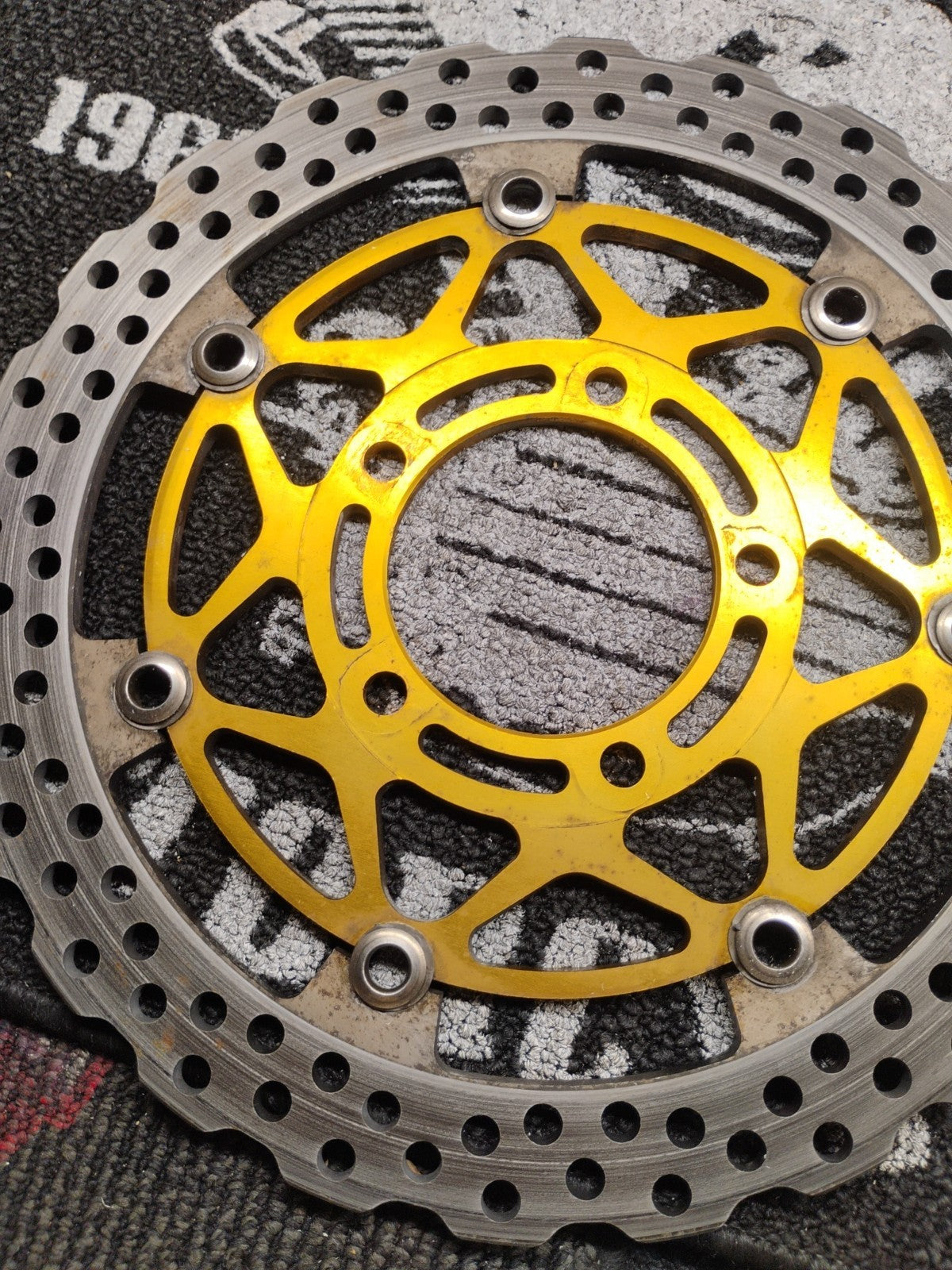 OEM 2004–2007 Sunstar LD68 Front Brake Rotors Kawasaki ZX-10R ZX-6R 305mm 5.89mm