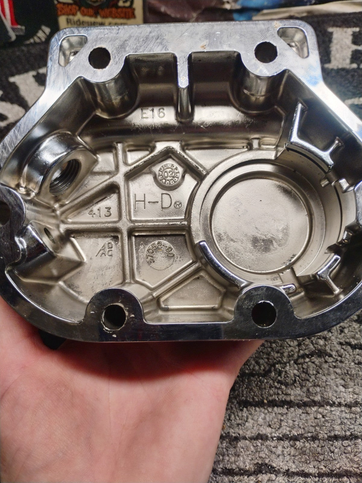Harley-Davidson Chrome Transmission Side Cover Touring Dyna Softail