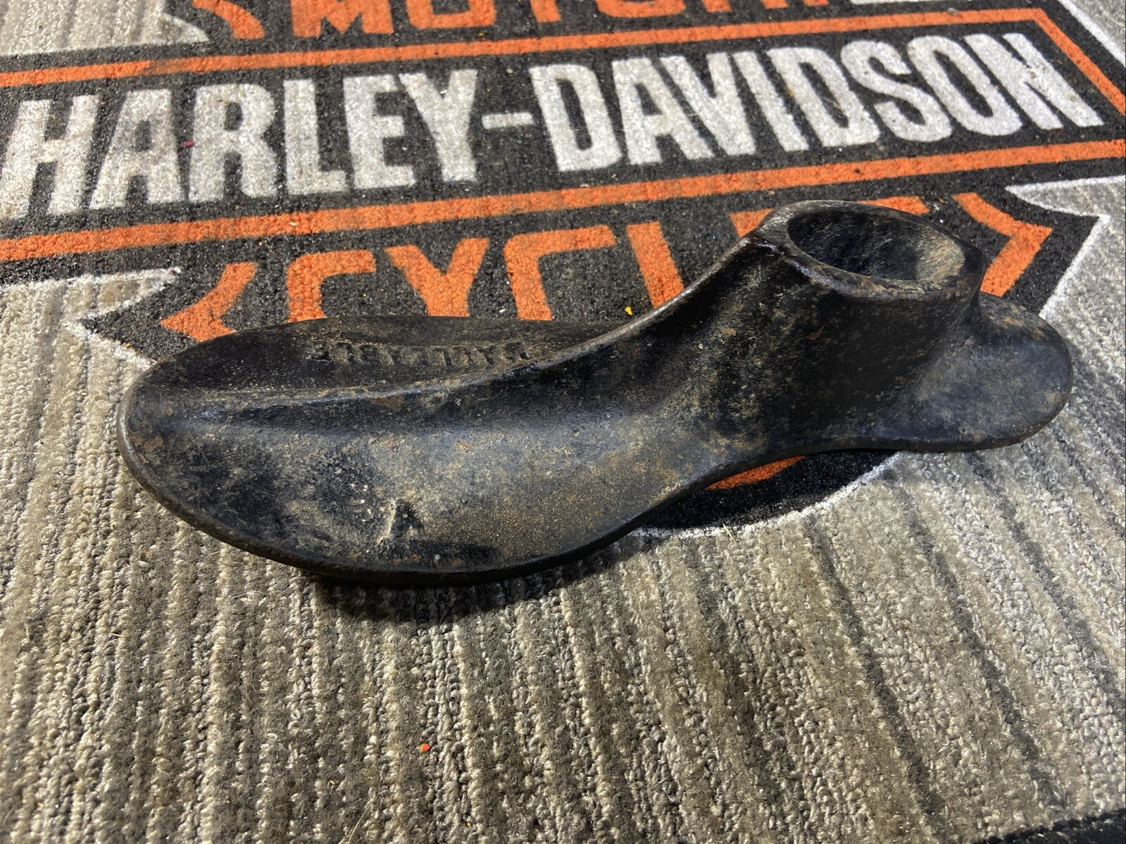 Vintage Antique Cast Iron Metal Malleable Shoe Cobbler Mold A