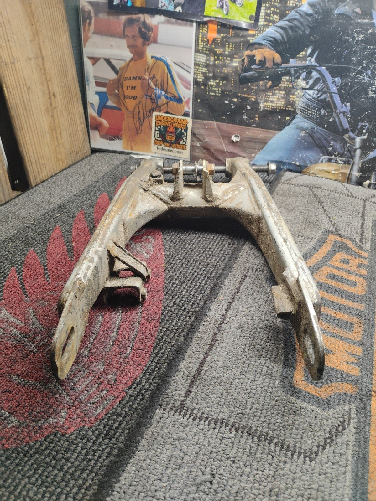 98 Kawasaki KX60 KX 60 OEM Rear Swingarm Swing Arm Suspension