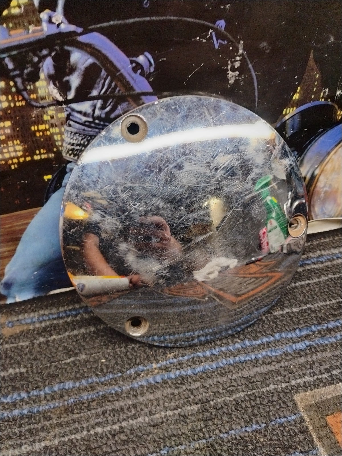 harley 3 hold derby cover shovelhead fl flh fxe fxd fxr #3500