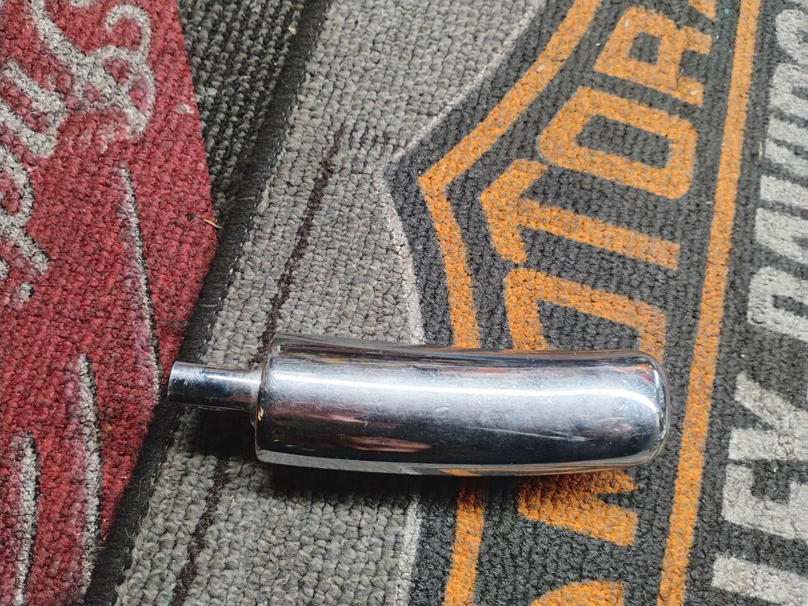 HARLEY DAVIDSON OEM CHROME & RUBBER FOOTPEG LEFT