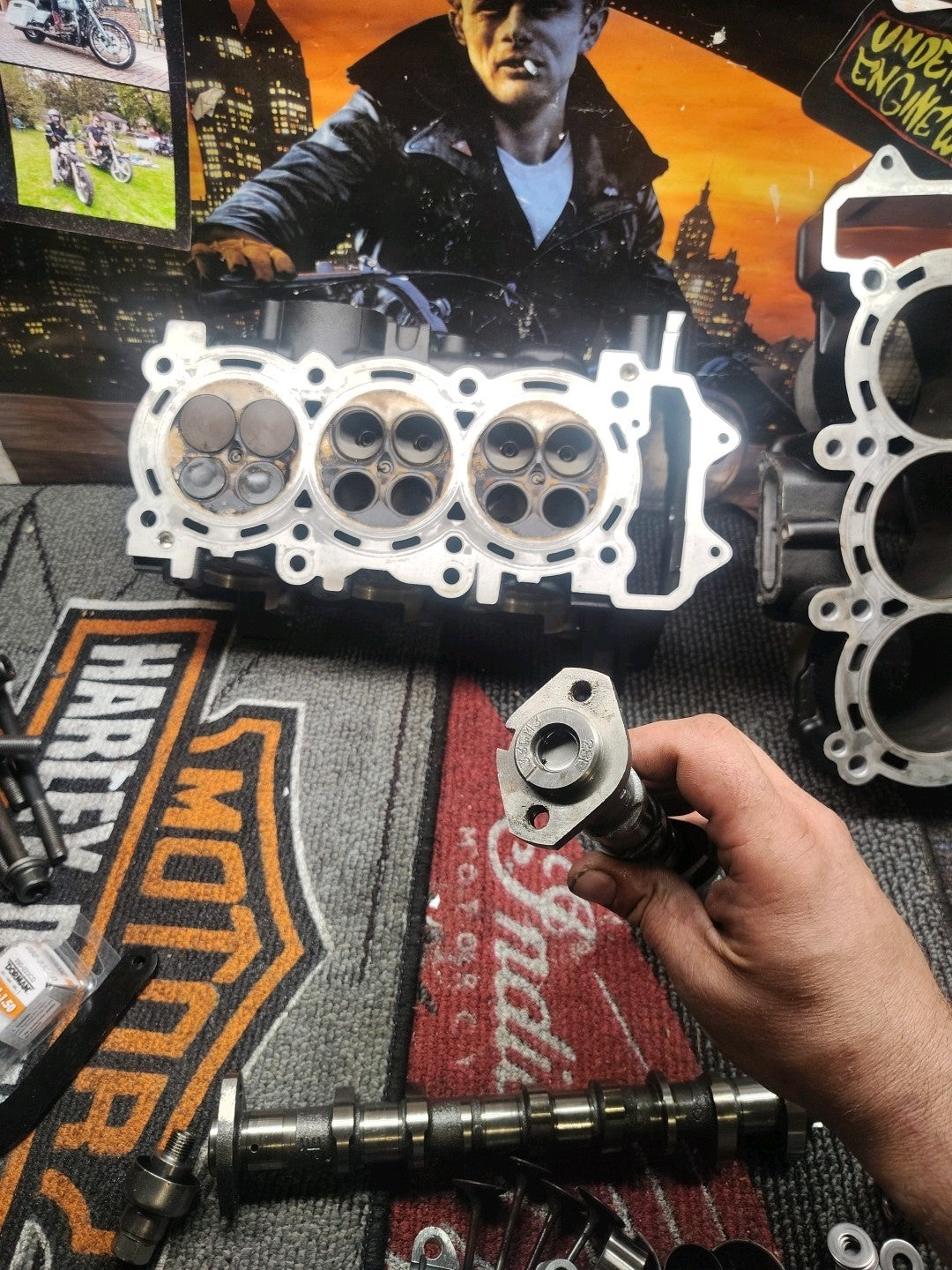 Triumph Street Triple 675 08 09 Cylinders And  Head T1150171