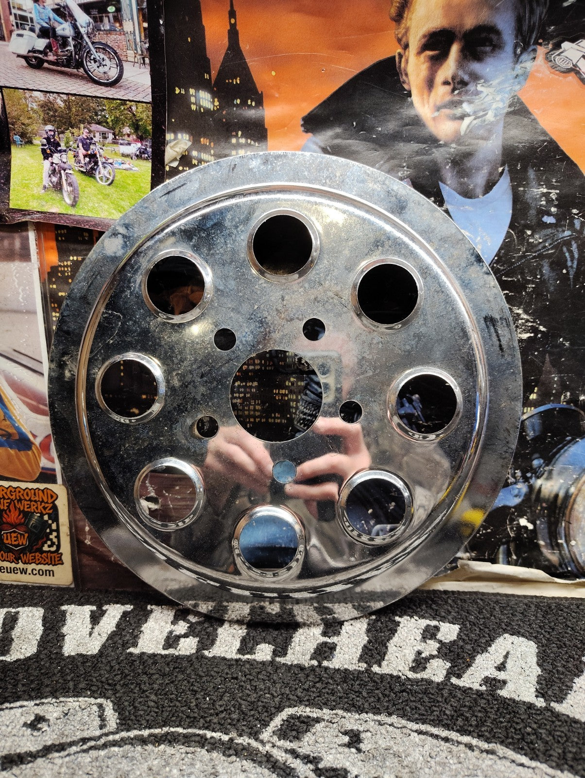 91-99 Harley Davidson Sportster XLH 883 & 1200 Rear Wheel Sprocket Pulley Cover
