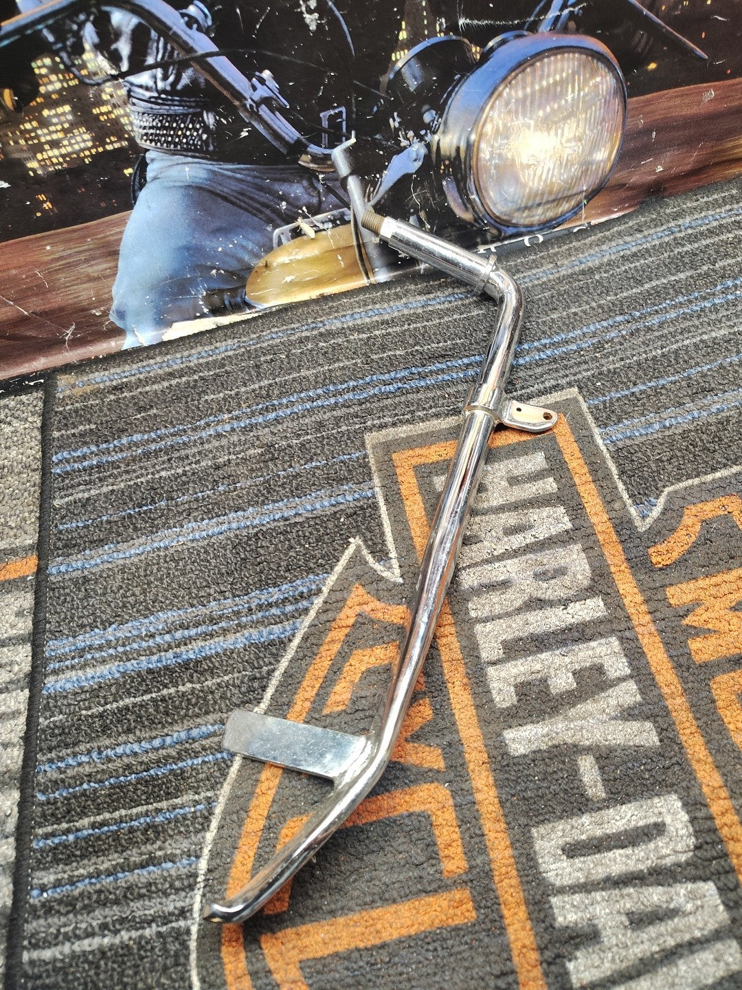 Harley-Davidson Electra Touring Softail Dyna Chrome Side Prop Stand Kickstand