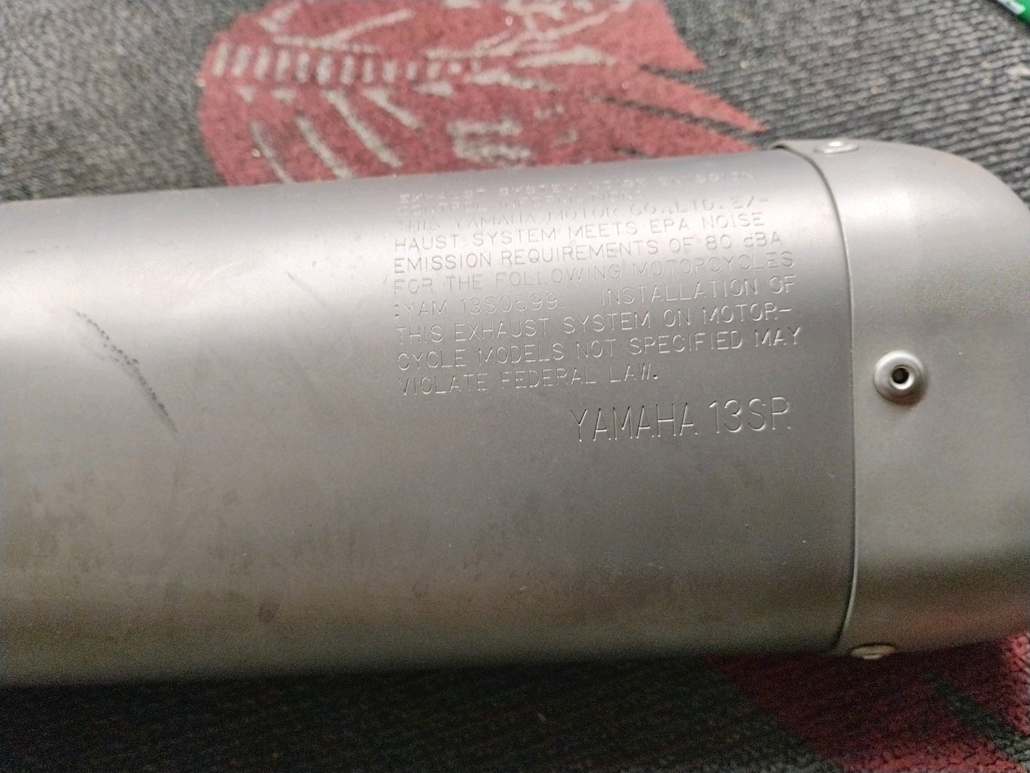 Used OEM  Yamaha YZF-R6 muffler 
