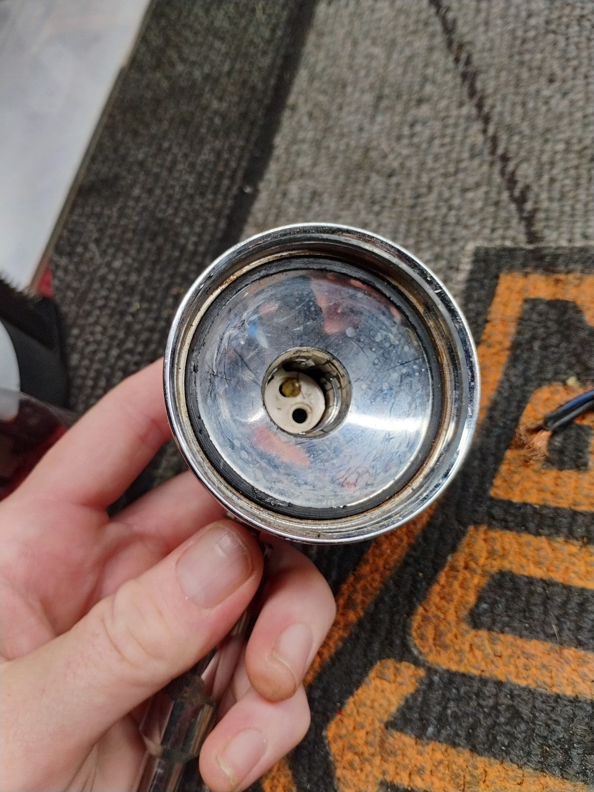 Pair Harley Davidson Bullet Turn Signals Housing and Stalks brackets