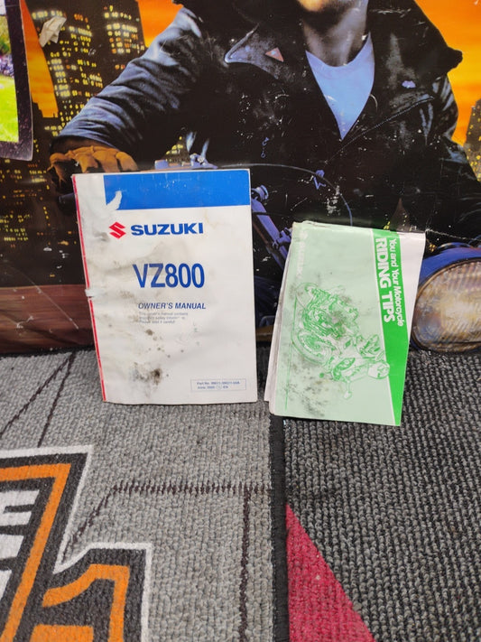Genuine 2009 Suzuki VZ800 IntruderOwners Manual And Riding Tips Free Black Mold