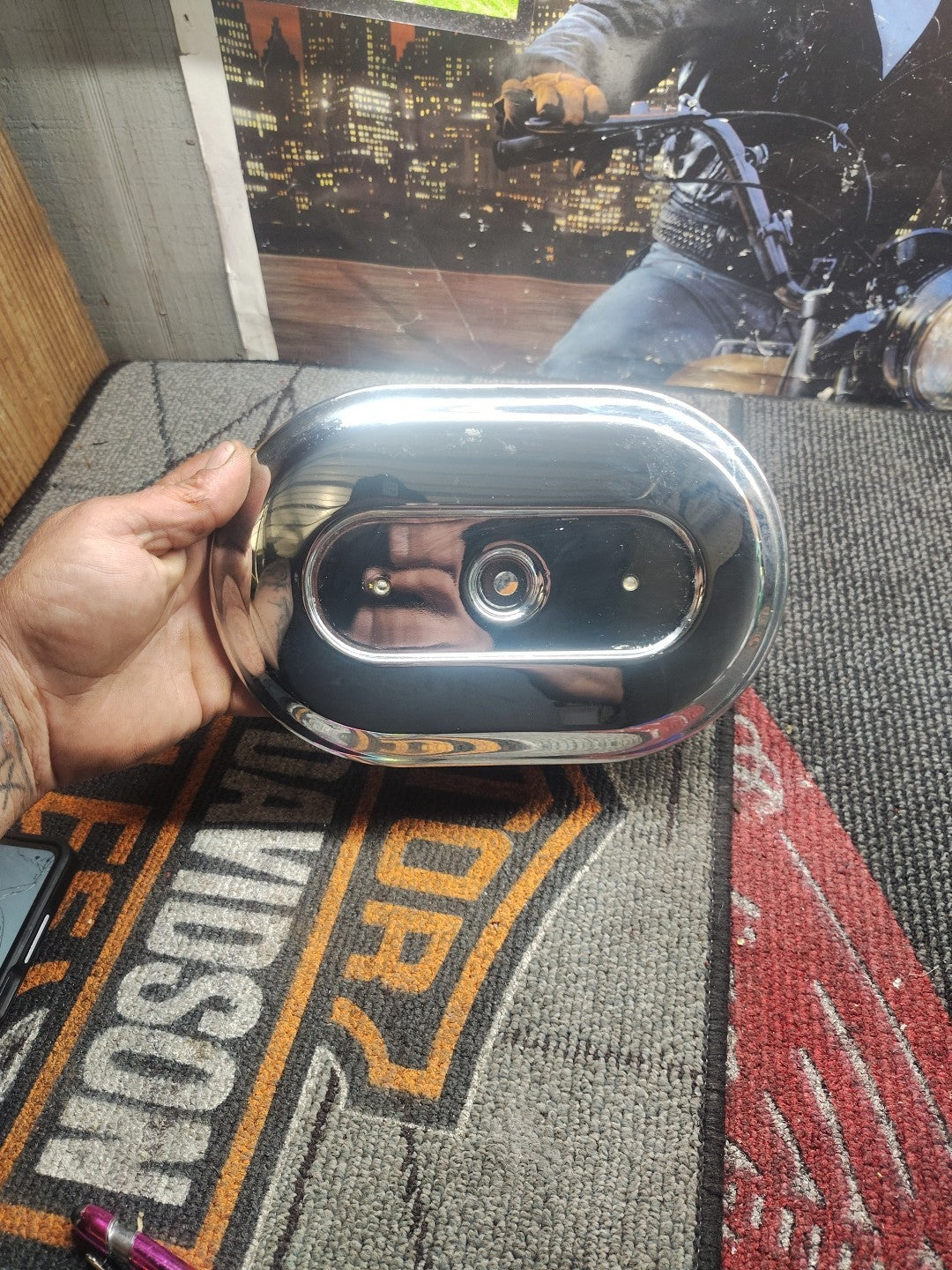 Genuine HarleyDavidson Screamin' Eagle Ventilator Elite Air Cleaner Cover Chrome
