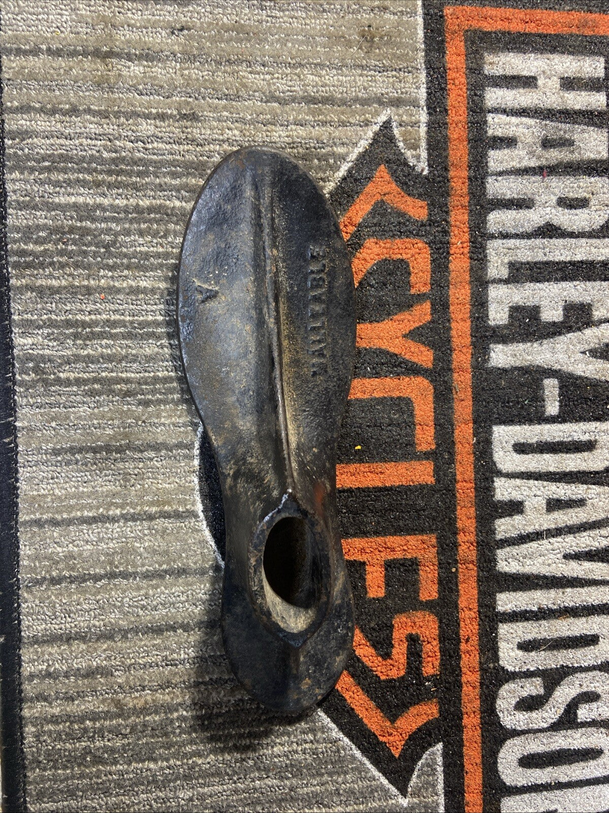 Vintage Antique Cast Iron Metal Malleable Shoe Cobbler Mold A