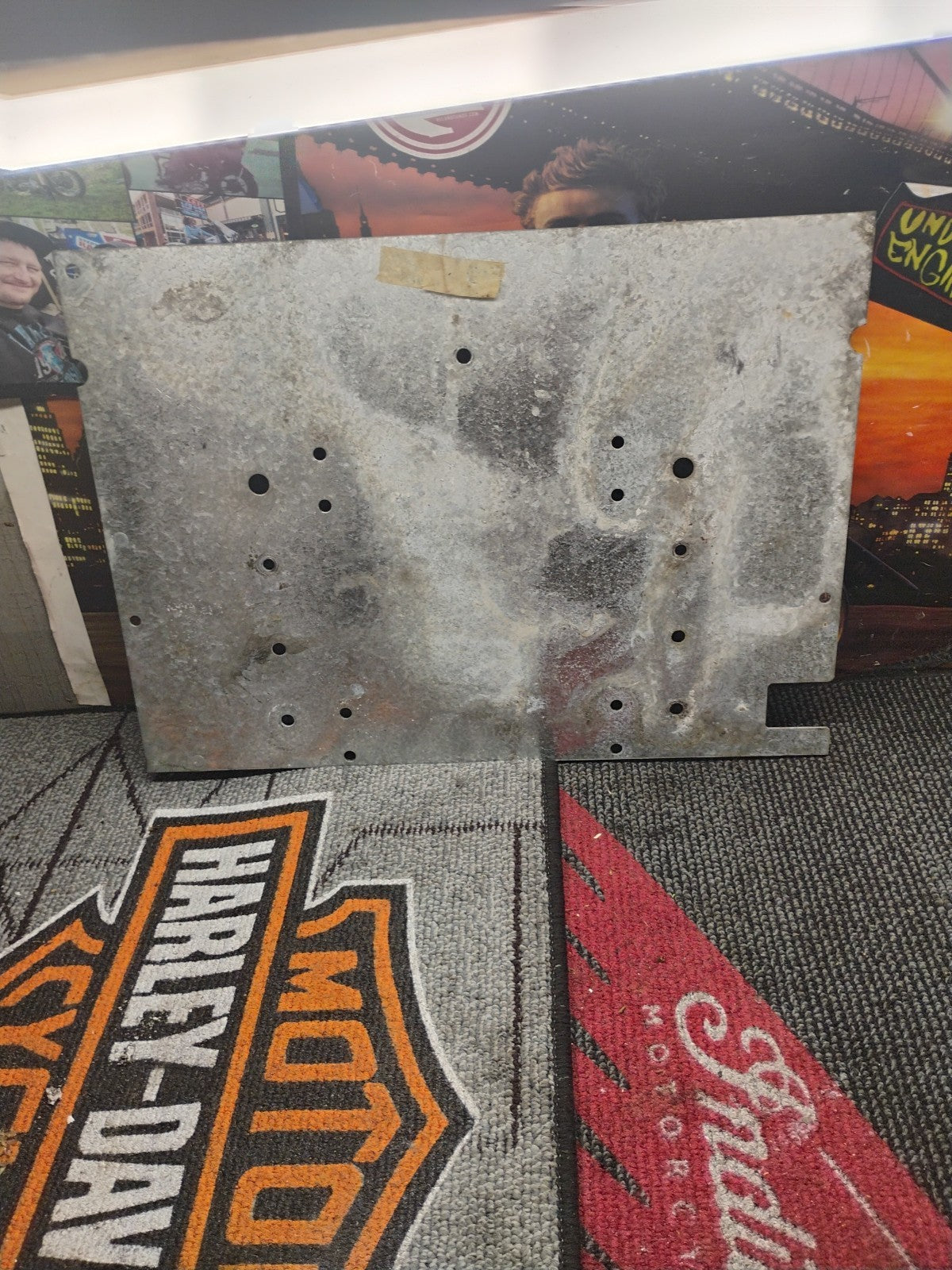 2000-2005 Harley Davidson Electra Glide LUGGAGE BOX MOUNT PLATE