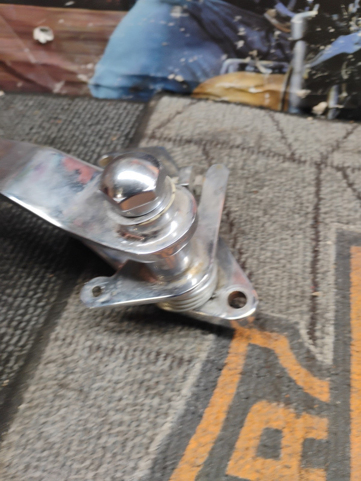 Chrome Forward Brake Control Kit Mount And Lever  for Harley Davidson by V-Twin