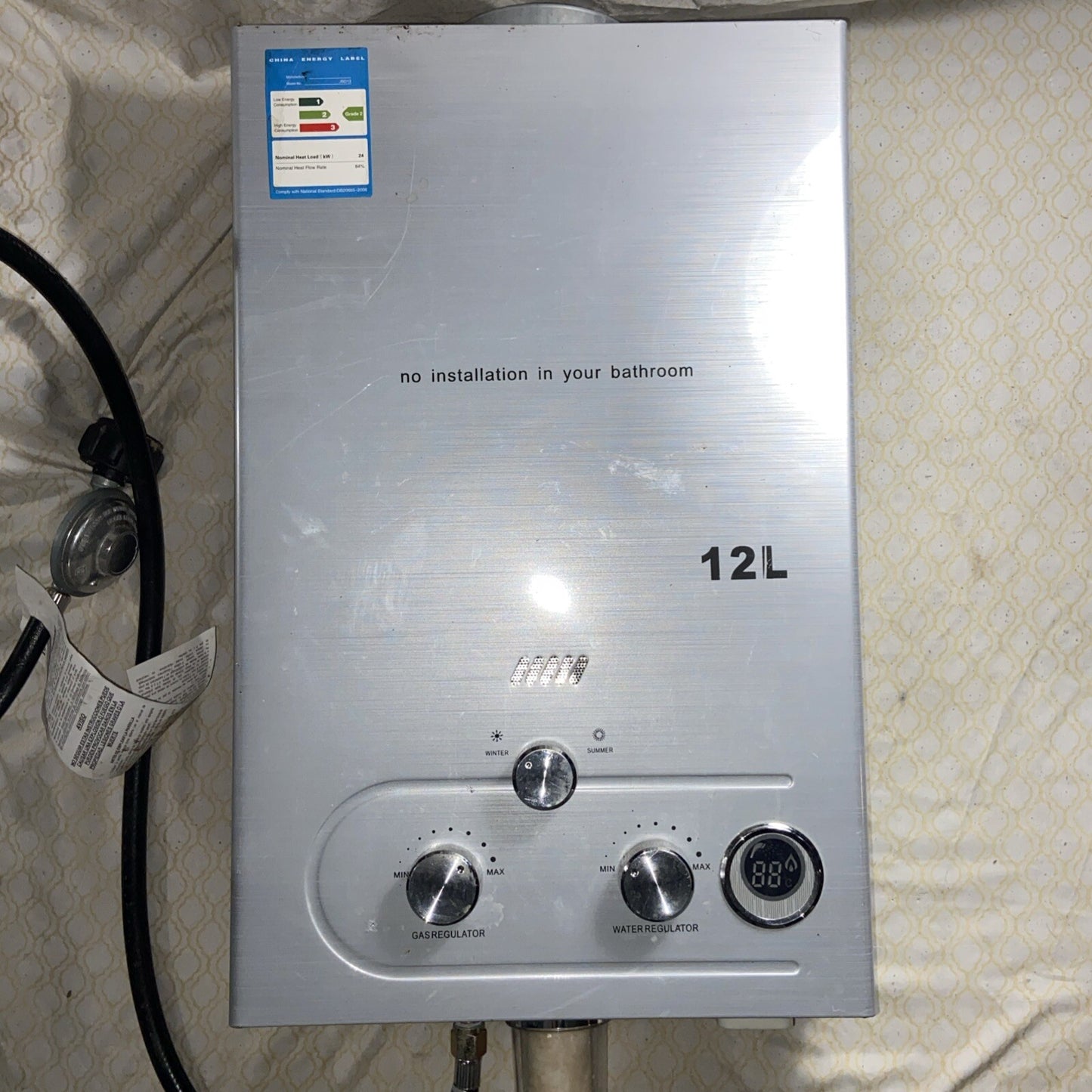 12L Propane Water Heater