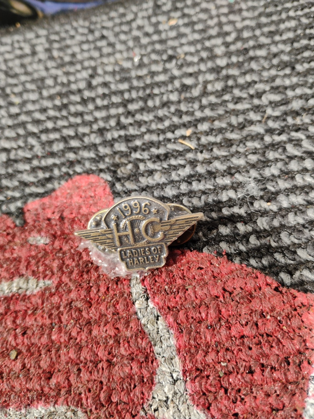 1995 LADIES OF HARLEY WOMEN'S VEST JACKET PIN~Harley Davidson HOG Owners Group