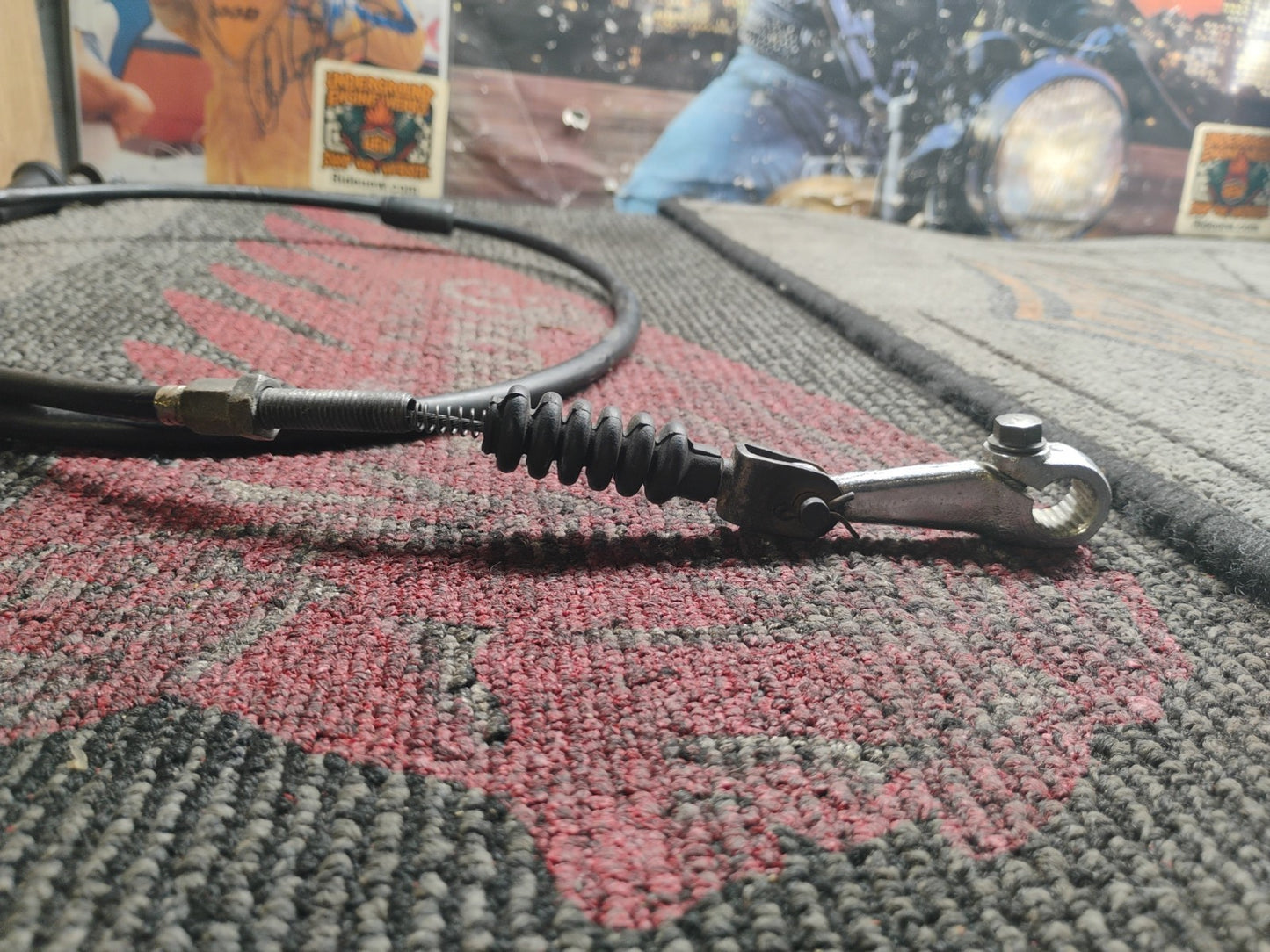 1983 Suzuki gs1100E clutch cable with arm