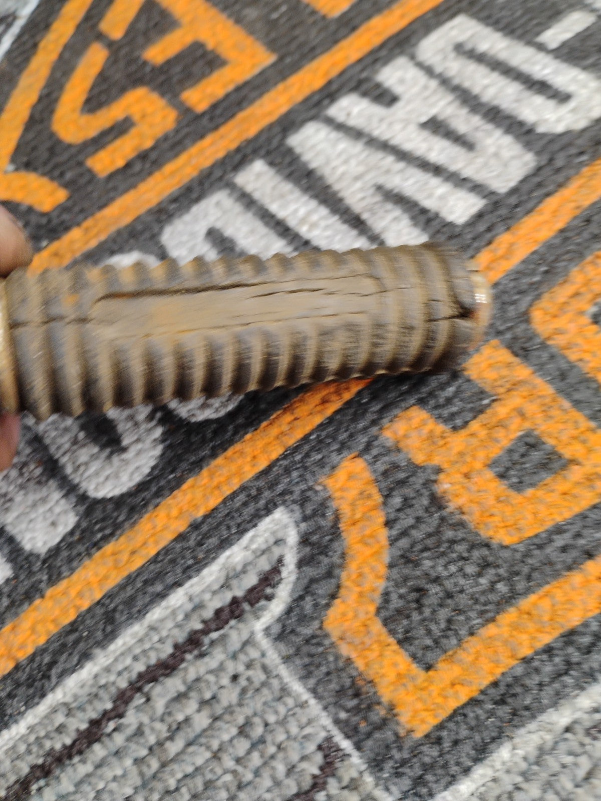 VINTAGE HARLEY DAVIDSON 4" RUBBER PASSENGER FOOT PEG (E)