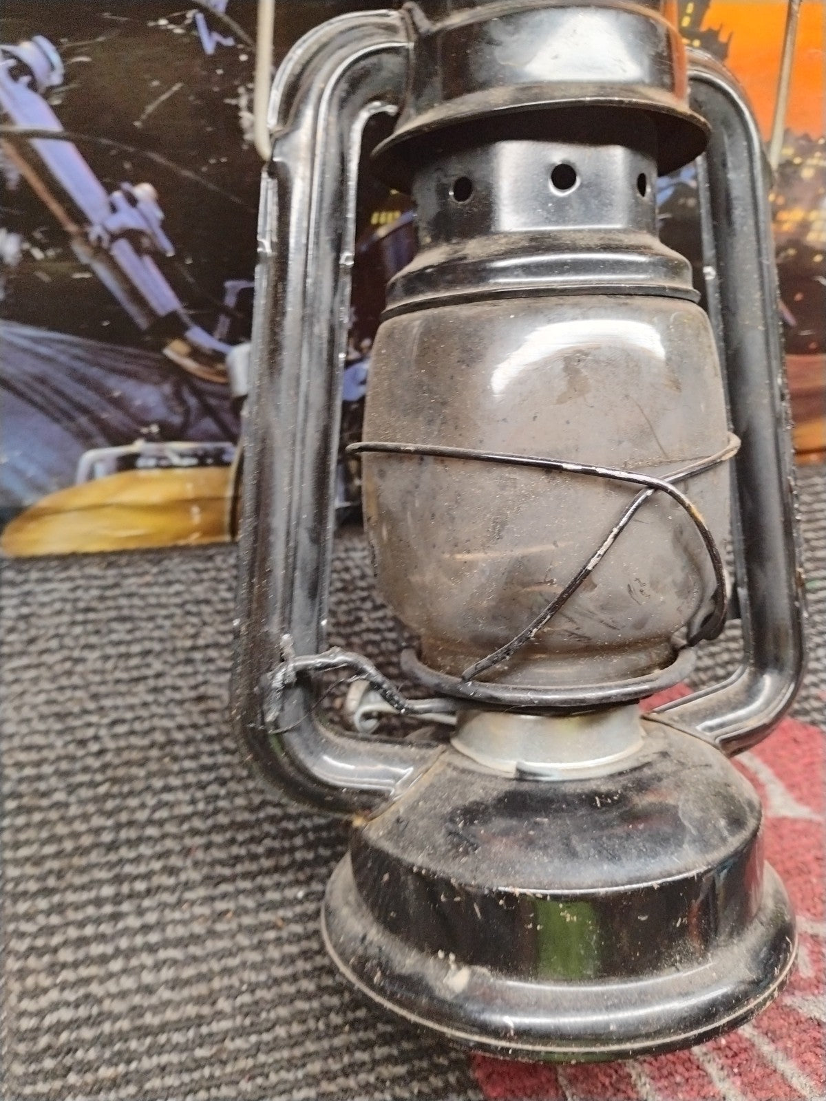 Vintage Big Wheel Brand Oil Lamp Made in China, Big Wheel Lantern, Bright