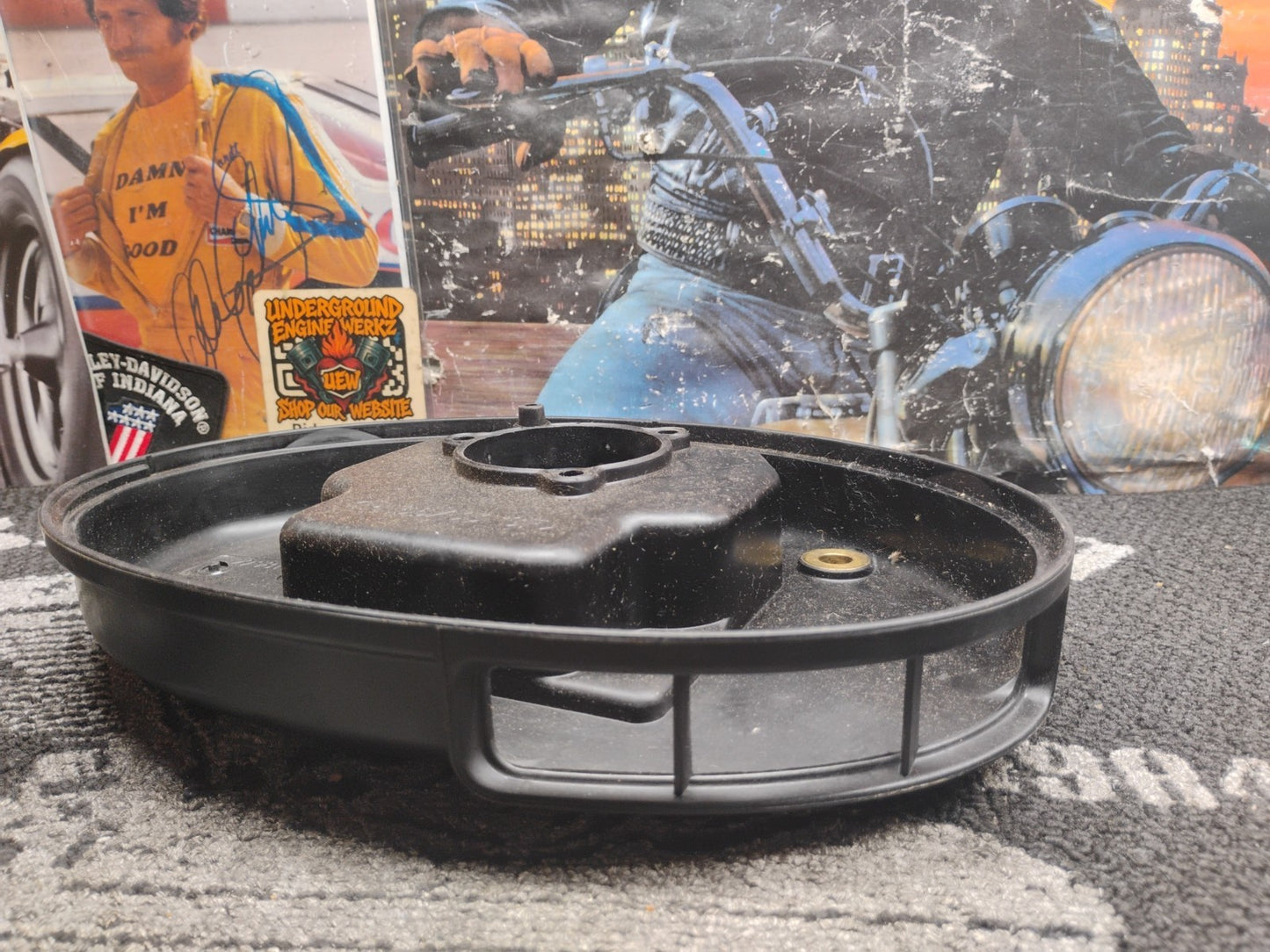 Harley Davidson OEM Air Cleaner Backing Plate Softail Touring Dyna EFI