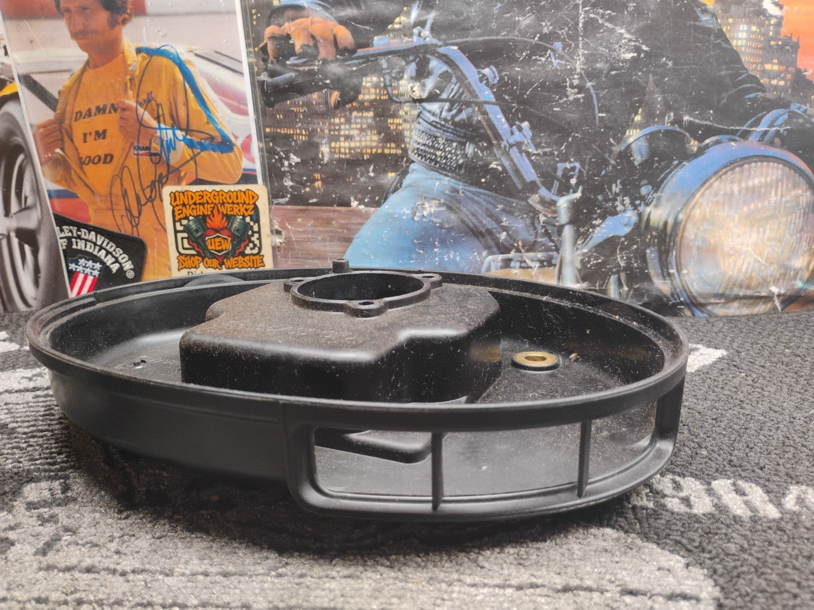 Harley Davidson OEM Air Cleaner Backing Plate Softail Touring Dyna EFI