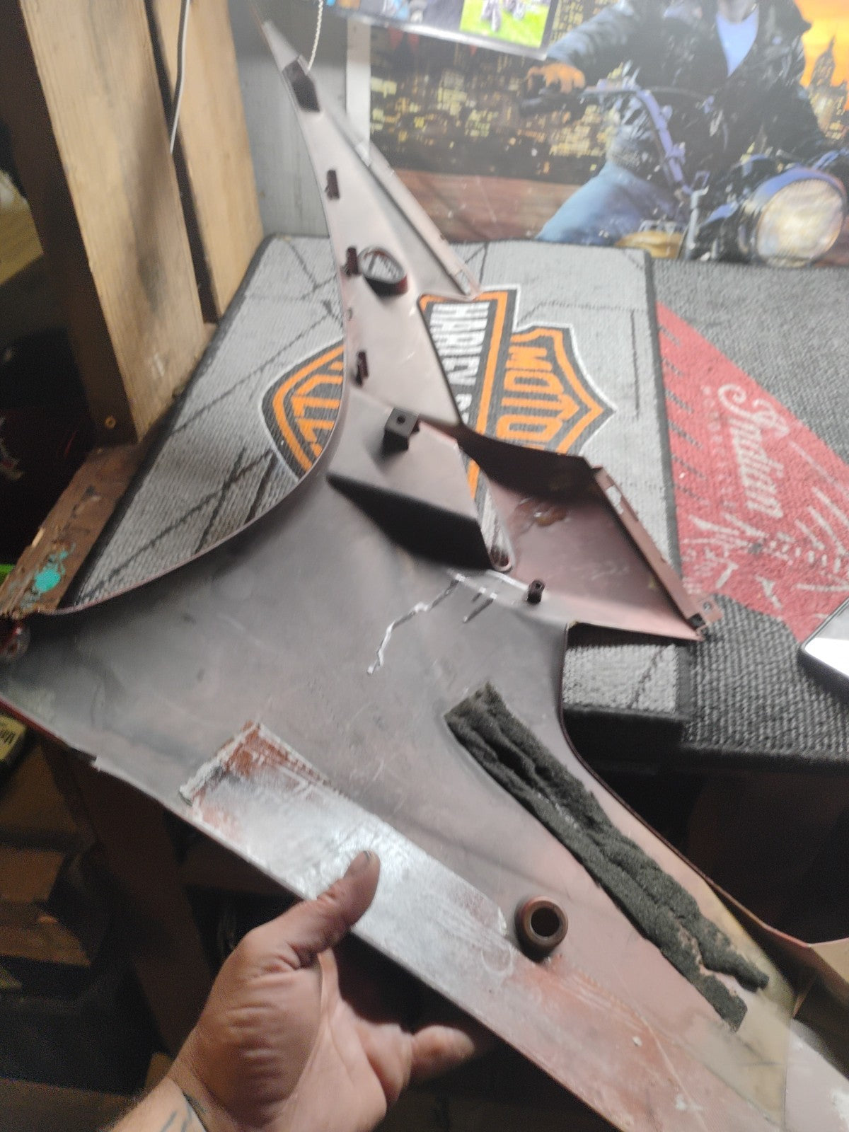 YAMAHA YZF-R  YZF-R6 Right Side Belly Pan Cover 2994767