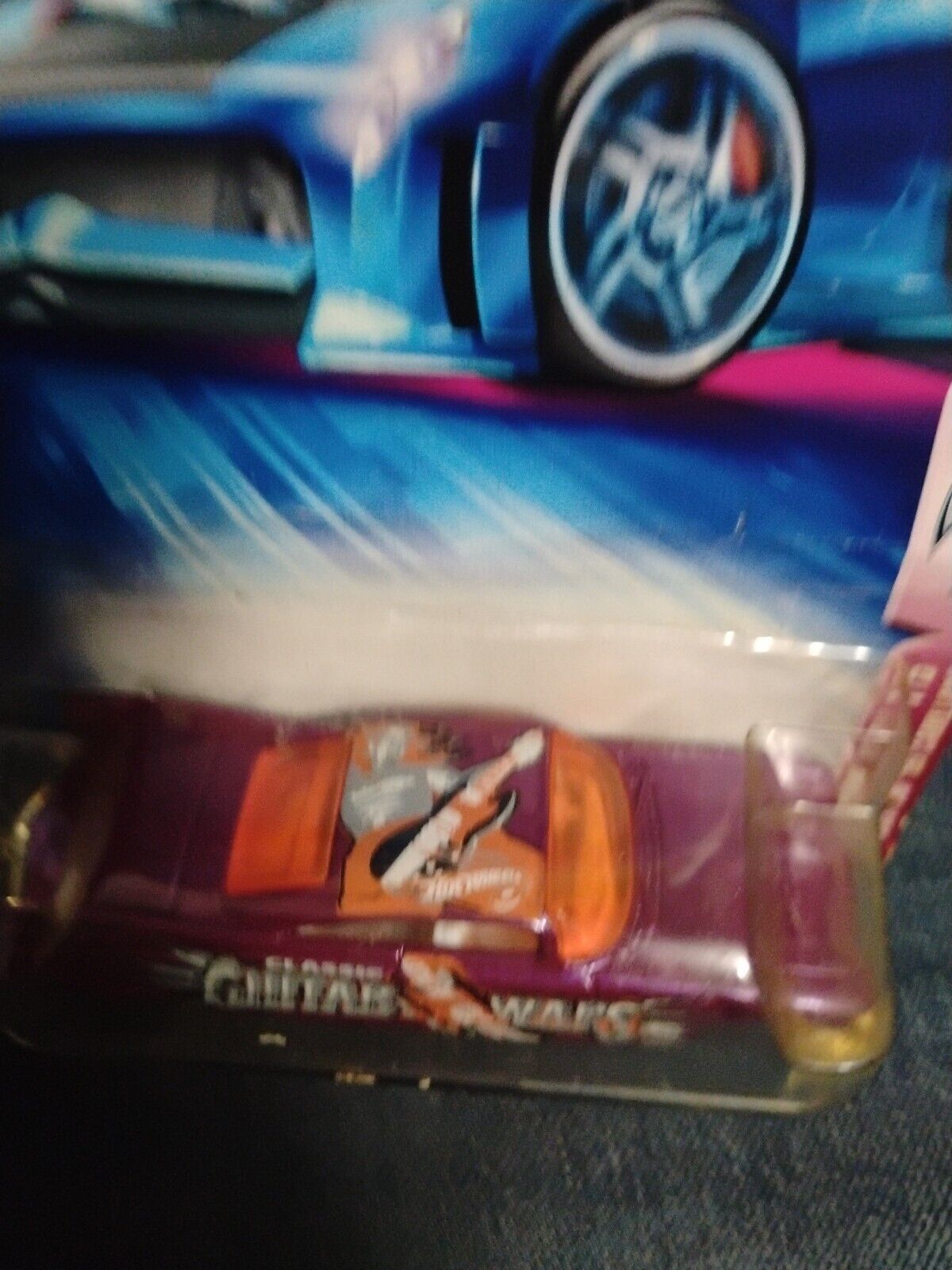 2004 Hot Wheels CUSTOM '59 CADILLAC #143 short☆ plum/gold;guitar wars🎸CRANK ITZ