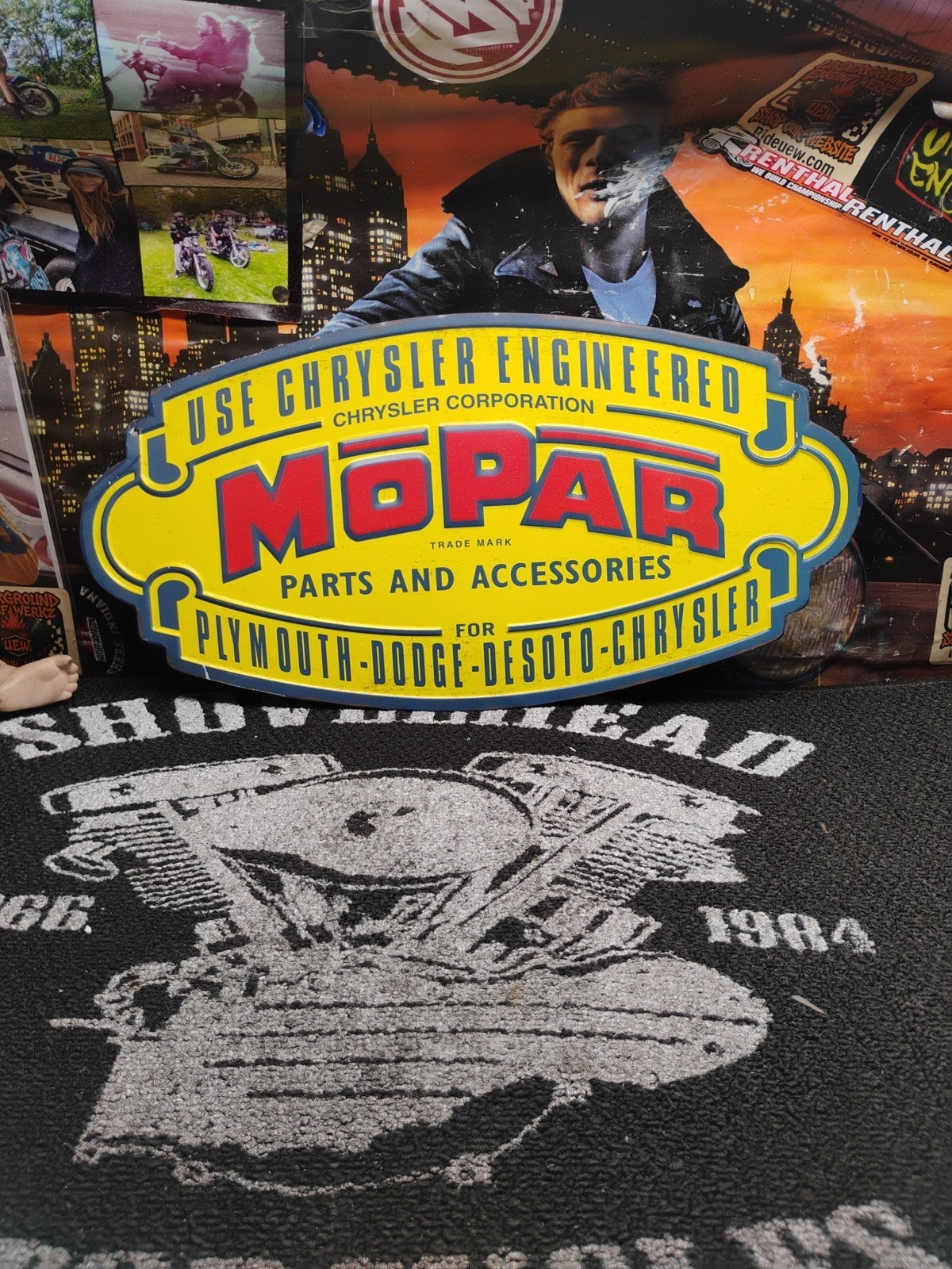 Mopar Metal Sign 18" by 9"