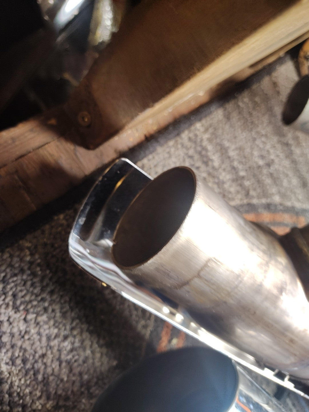 Harley Davidson M8 Exhaust Syst/Chrome 64900236A Slash Tip SlipOn Mufflers