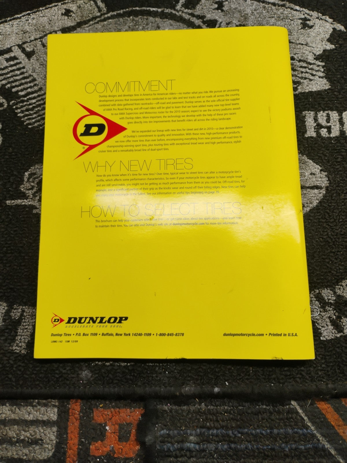 Dunlop 2010 Motorcycle &ATV Tires Catalog
