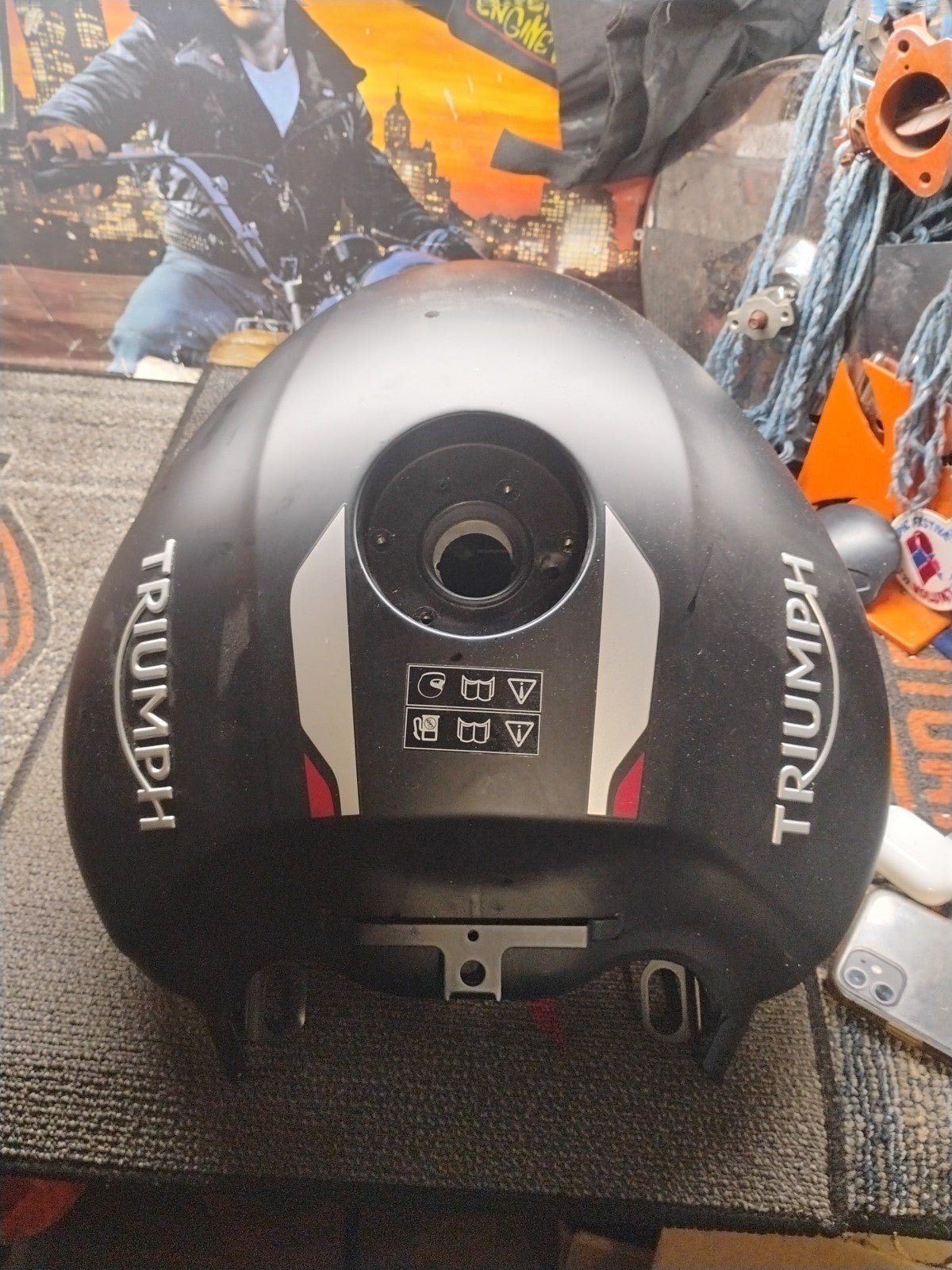 TRIUMPH Street Triple RS 2019-2020 OEM T2401421PR Fuel Gas Tank-NEW