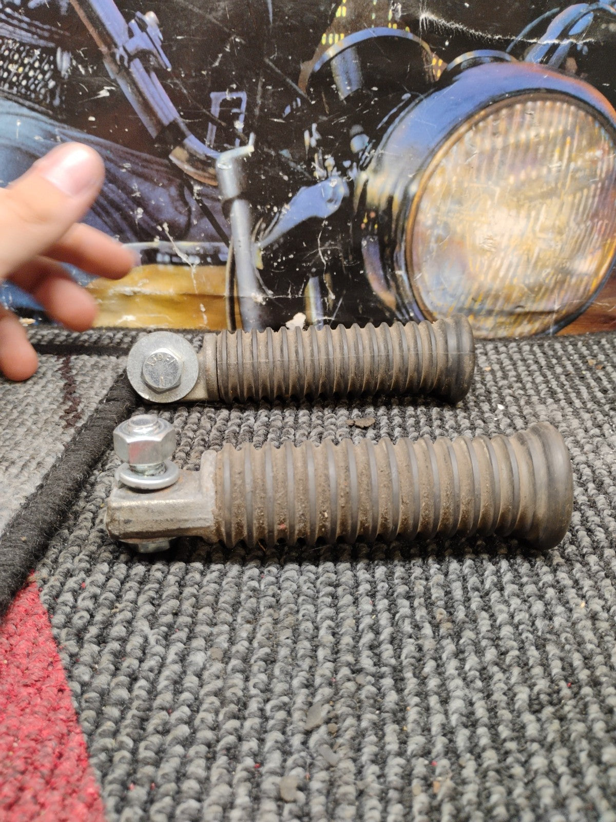 Harley Davidson OEM Foot Pegs Foot Rests Set 2000 & Up Softail 1986 & Up Touring