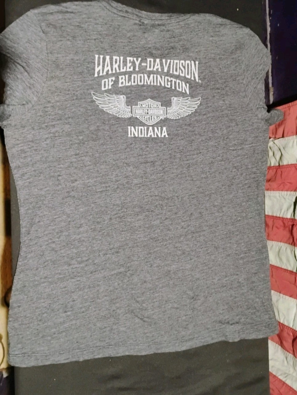 Harley Davidson Of Bloomington Indiana Women's Size M Tshirt
