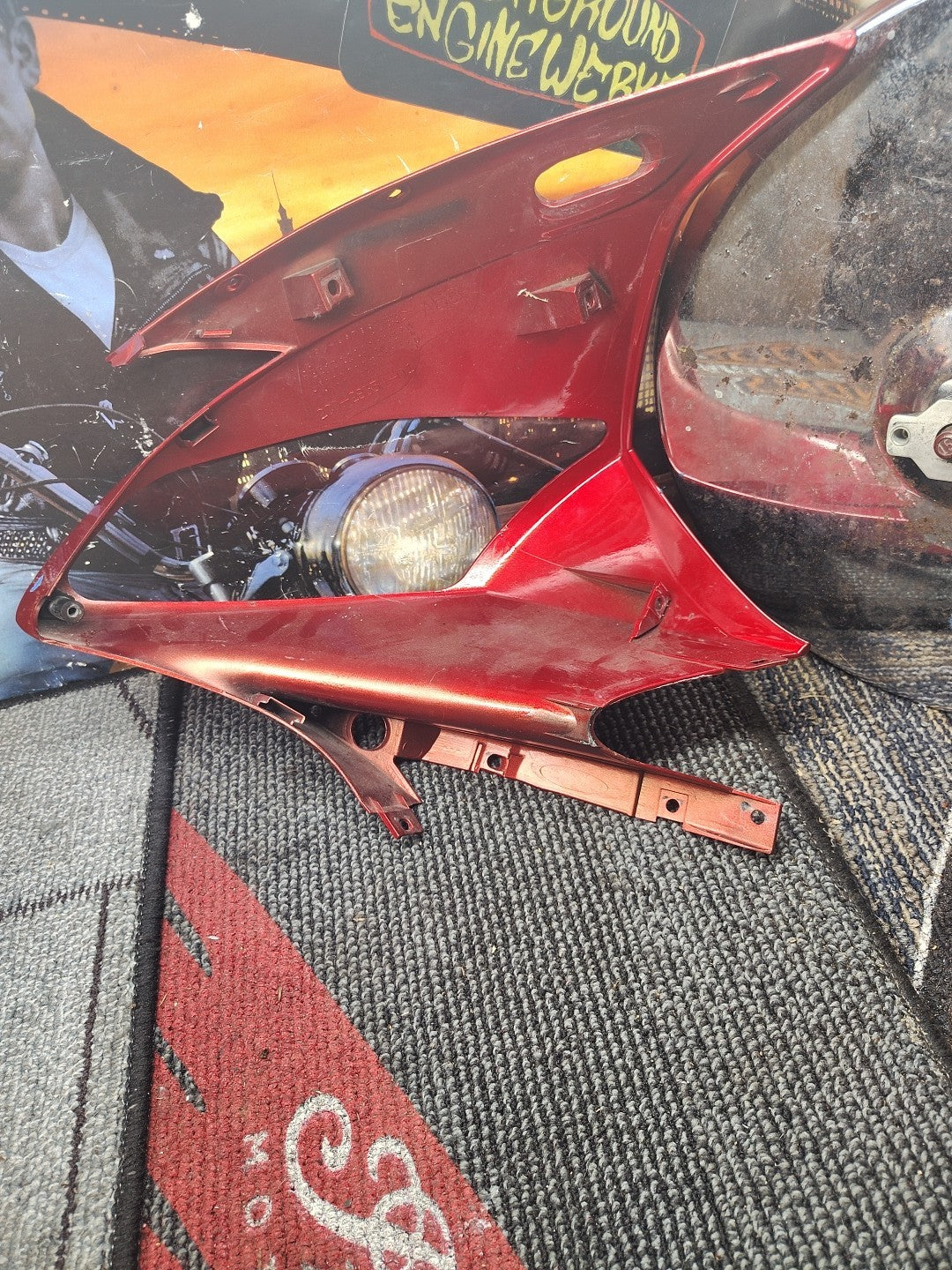 2006 - 2007 Yamaha R6 Right Nose Fairing OEM 