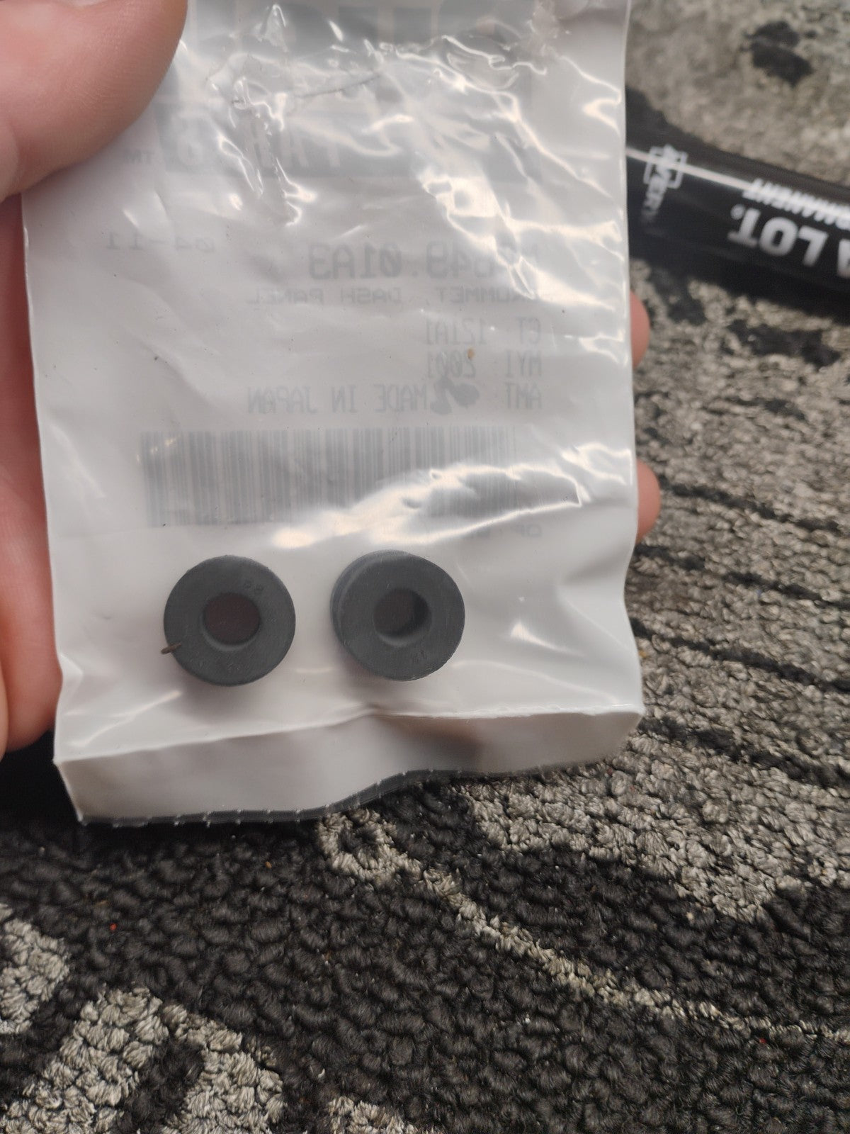 Buell OEM M0649.0183 Dash Panel Grommet Set (2 Piece)