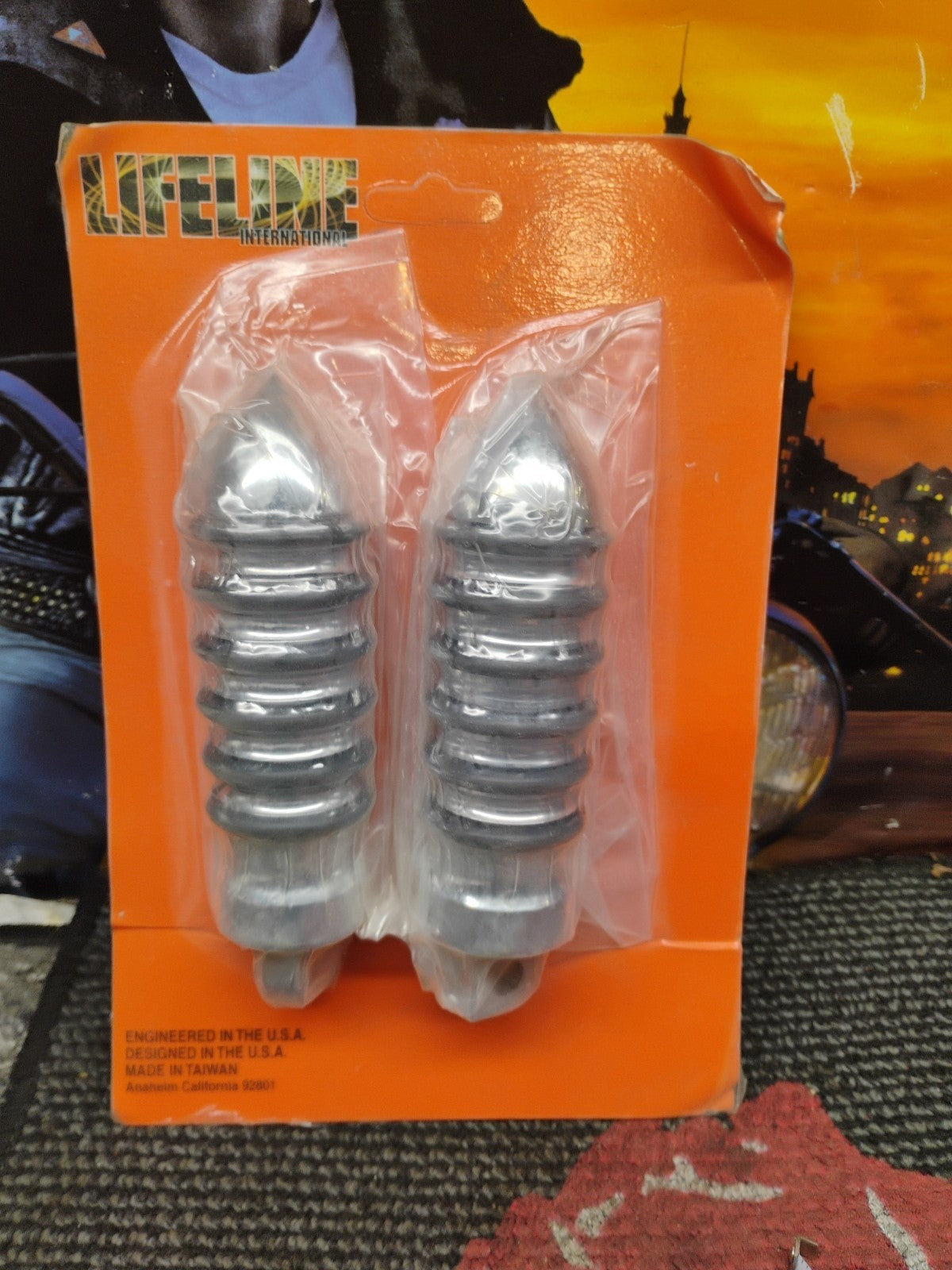 Harley Davidson Aftermarket Aluminum Non Slip Foot Pegs 2inx5 1/2